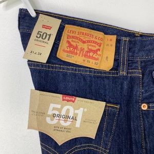 Levi's Men Size 31x32 501 Straight Leg Jean
